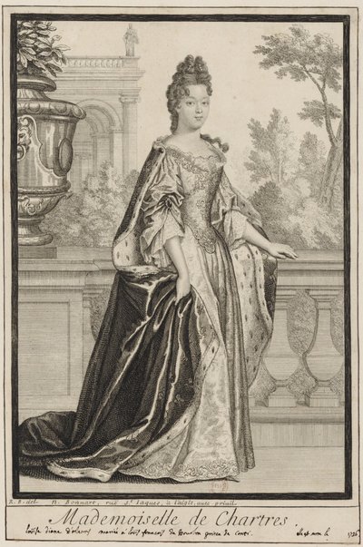 Louise Diane de Orleans, Mademoiselle de Chartres de Robert Bonnart